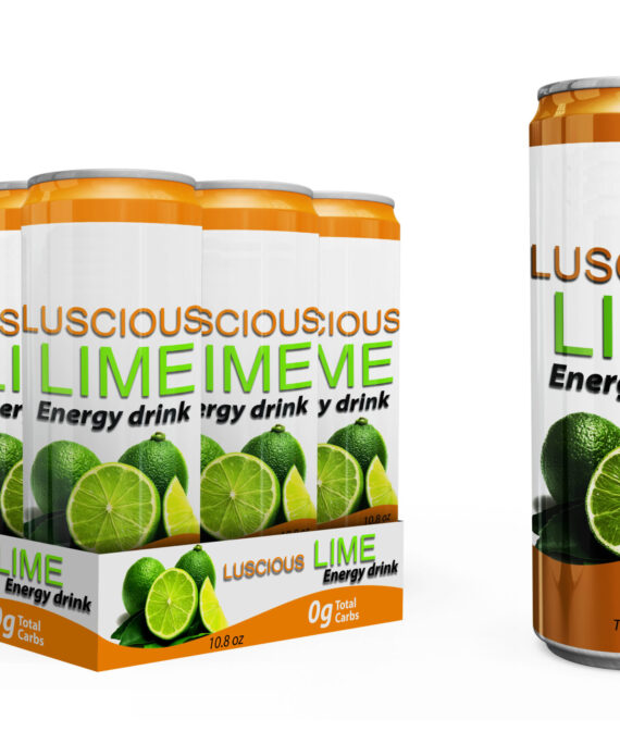 Energy Drink luscious lime(Pack of 12)